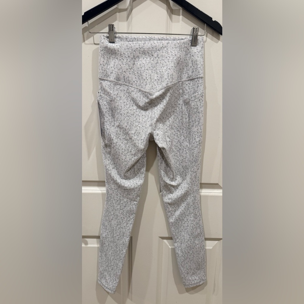 Athleta Light Gray Speckled High-Rise Leggings - Picture 4 of 11